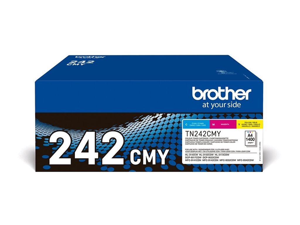 Brother TN242CMY Value Pack - 3er-Pack - Gelb