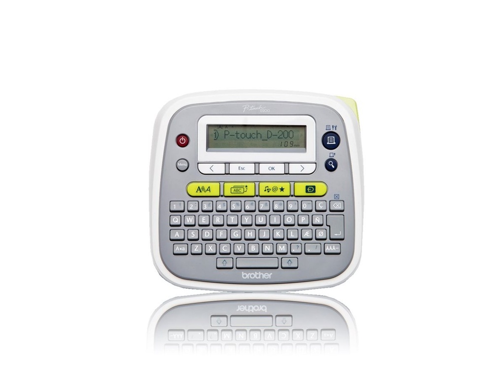 Brother P-Touch PT-D200 - Beschriftungsgerät - s/w - Thermotransfer - Rolle (1,2 cm)