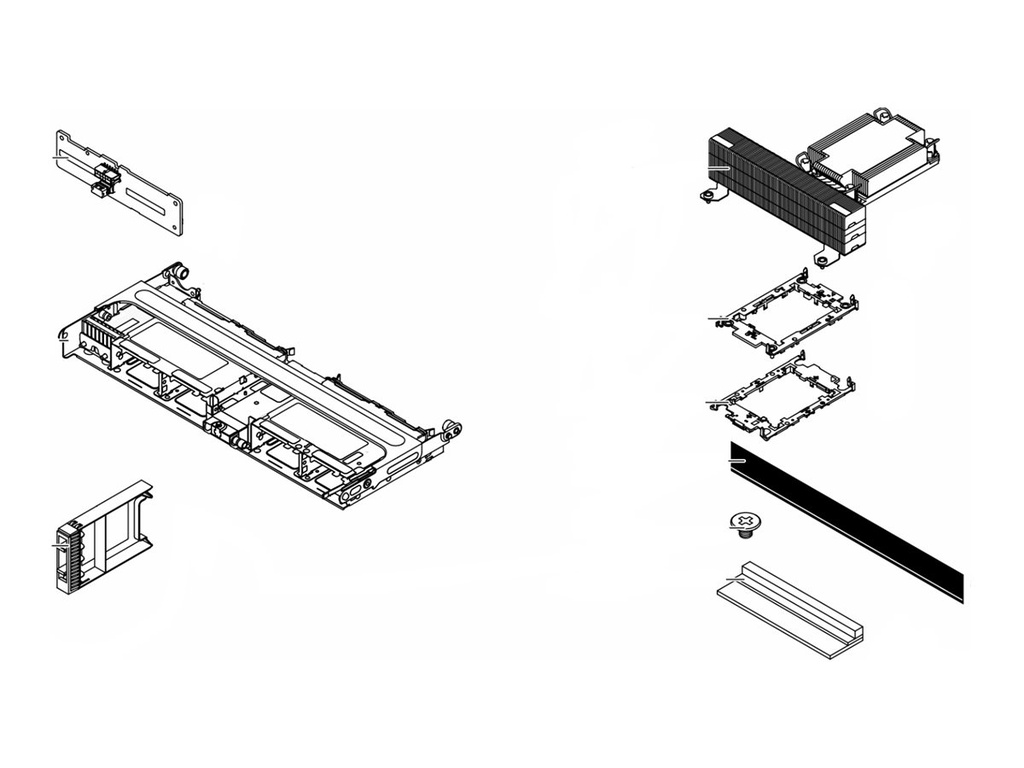 Lenovo Server 8 x 2,5" SAS/SATA Backplane-Kit