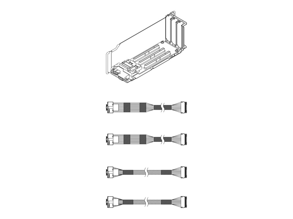 Lenovo Server-Riser-Kit - für ThinkSystem SR850