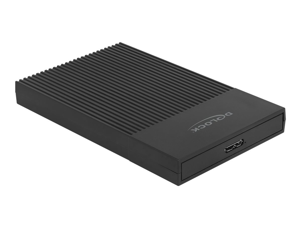 Delock Speichergehäuse - 2.5" (6.4 cm) - SATA 6Gb/s - USB 3.2 (Gen 1)