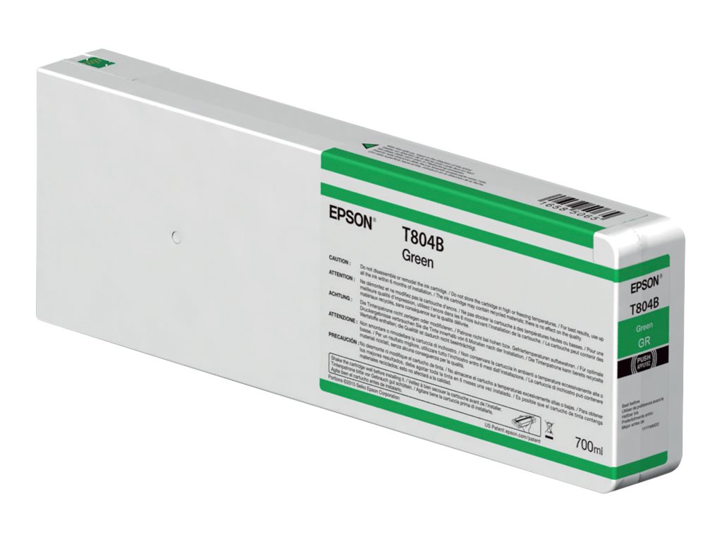 Epson T804B - 700 ml - grün - original - Tintenpatrone