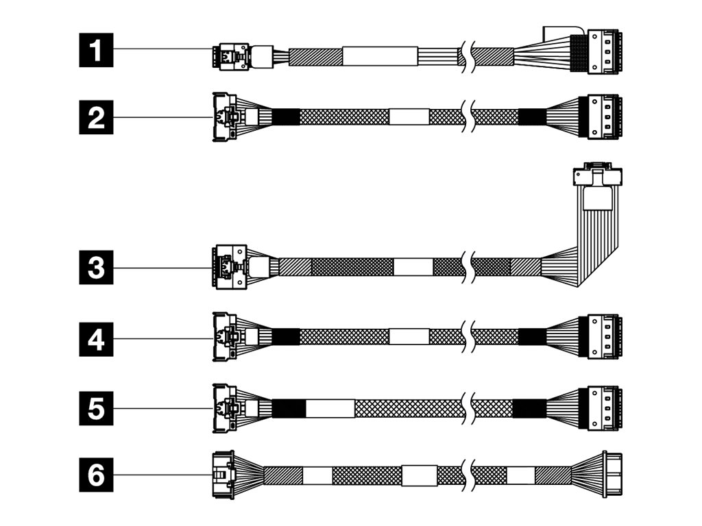 [4X97A82924] Lenovo Speicherkabelkit - für M.2 SATA/NVMe