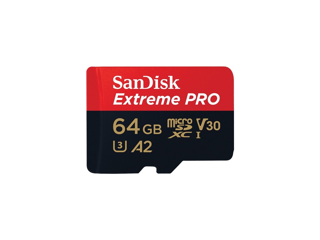 SanDisk Extreme Pro - Flash-Speicherkarte (microSDXC-an-SD-Adapter inbegriffen)