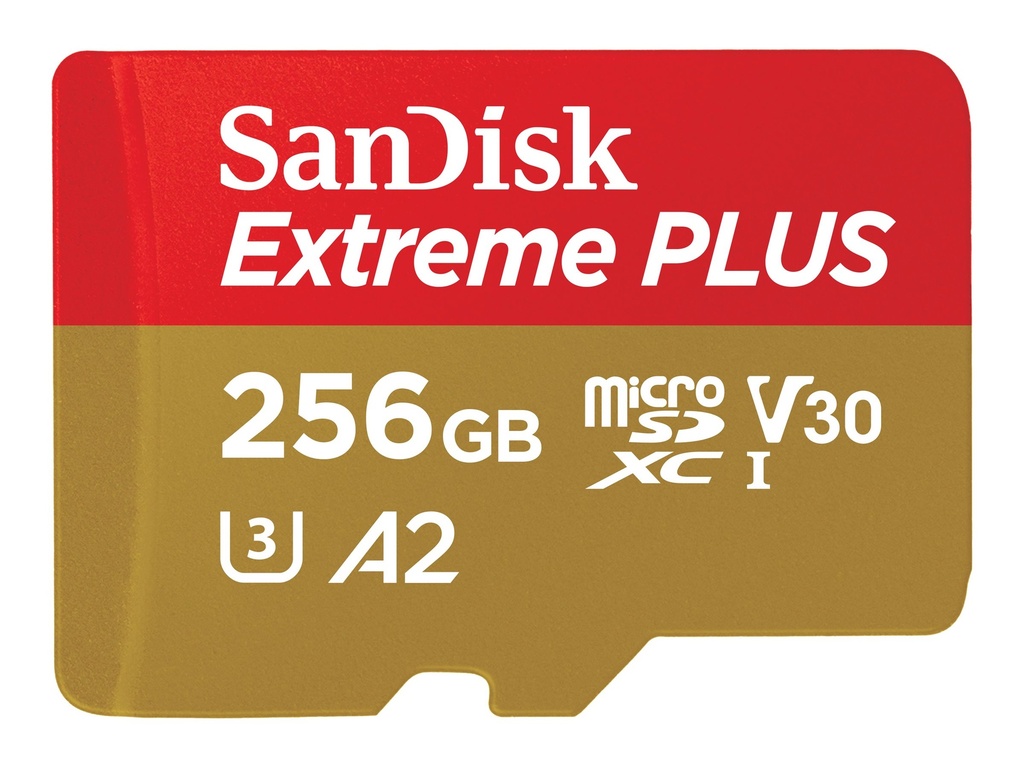 SanDisk Extreme PLUS - Flash-Speicherkarte (microSDXC-an-SD-Adapter inbegriffen)
