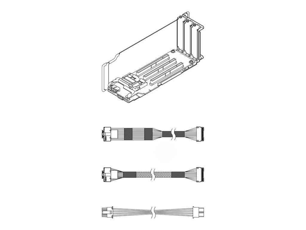 Lenovo Server-Riser-Kit - für ThinkSystem SR850 V3 7D96