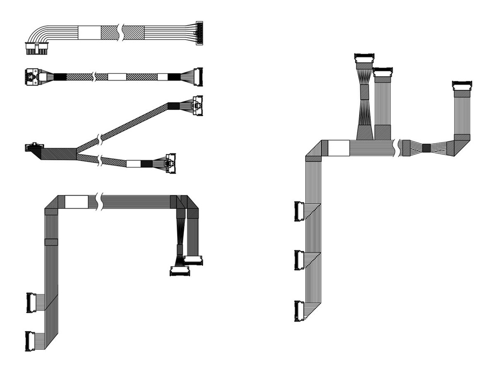 Lenovo ThinkSystem - Speicherkabelkit - für ThinkSystem