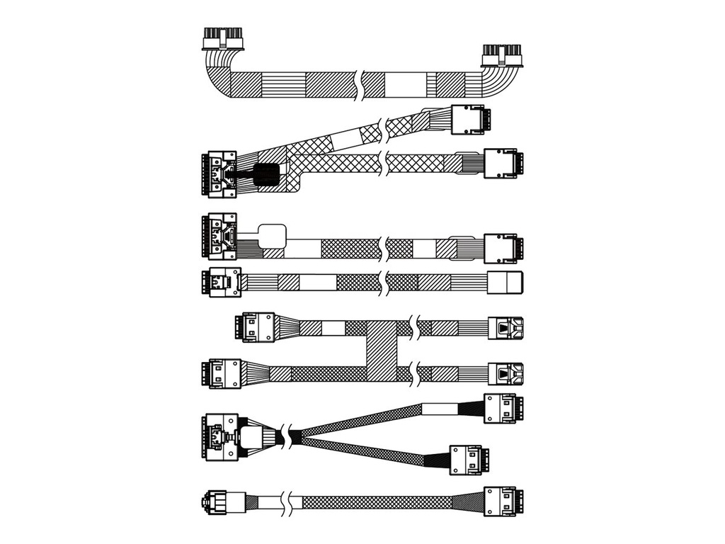 Lenovo Speicherkabelkit - für 10 x 2,5" SAS/SATA