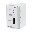 ATEN DisplayPort HDBaseT-Lite Sender mit EU-Wandplatte / PoH - 4096 x 2160 Pixel - AV-Sender - 60 m - Kabelgebunden - Weiß - HDCP