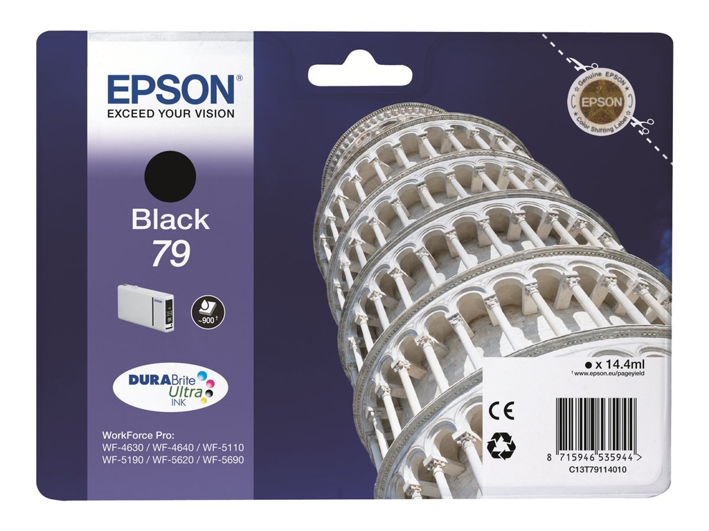 Epson 79 - 14.4 ml - Schwarz - original - Tintenpatrone