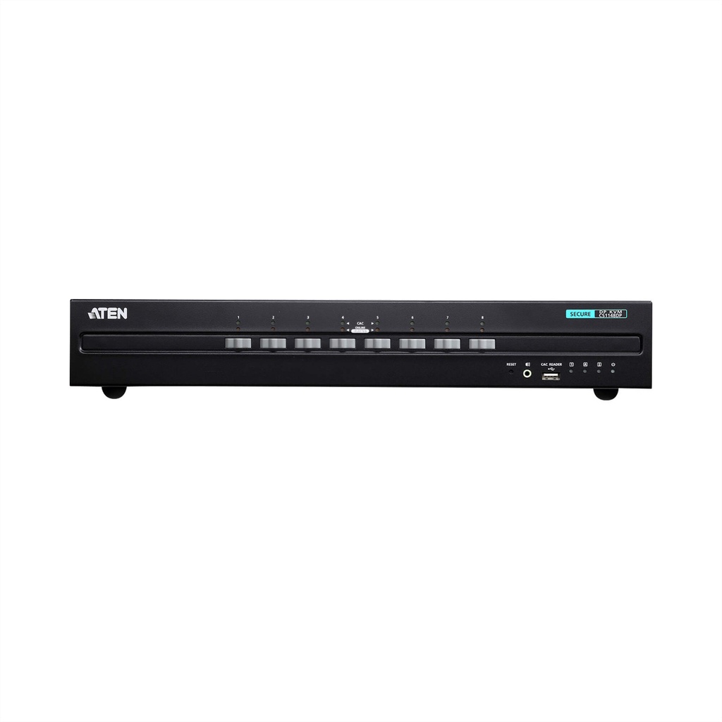 ATEN USB Dual DisplayPort Secure KVM Switch - KVM-Umschalter - 8-Port