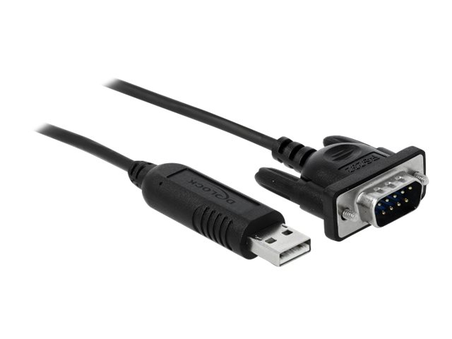 Delock Kabel seriell - USB (M) zu DB-9 (M)