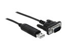Delock Kabel seriell - USB (M) zu DB-9 (M)