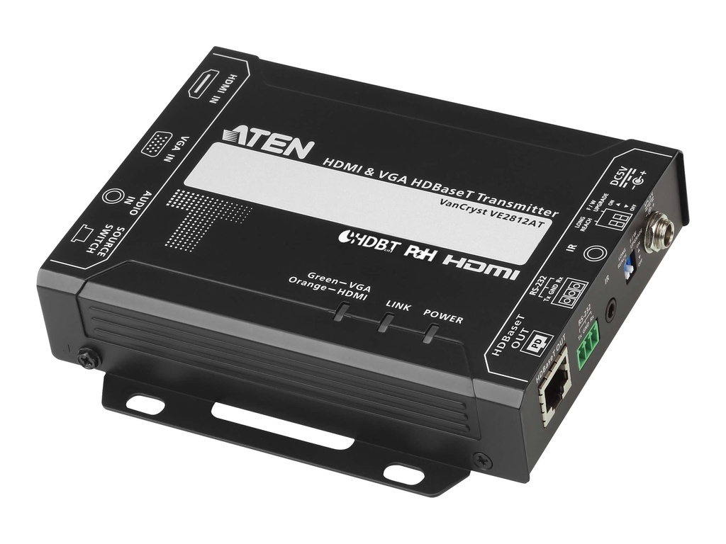 ATEN VanCryst VE2812AT - Video-, Audio-, Infrarot- und serielle Erweiterung
