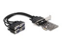 Delock Serieller Adapter - PCIe 2.0 Low-Profile