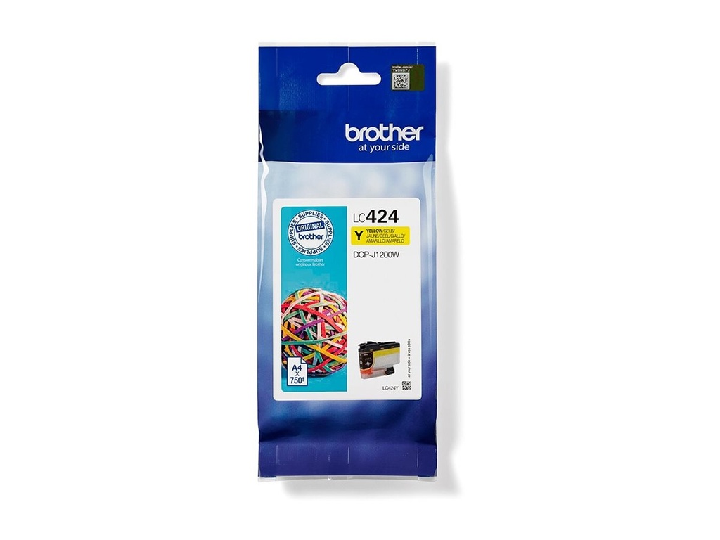 Brother LC424Y - Gelb - original - Tintenpatrone