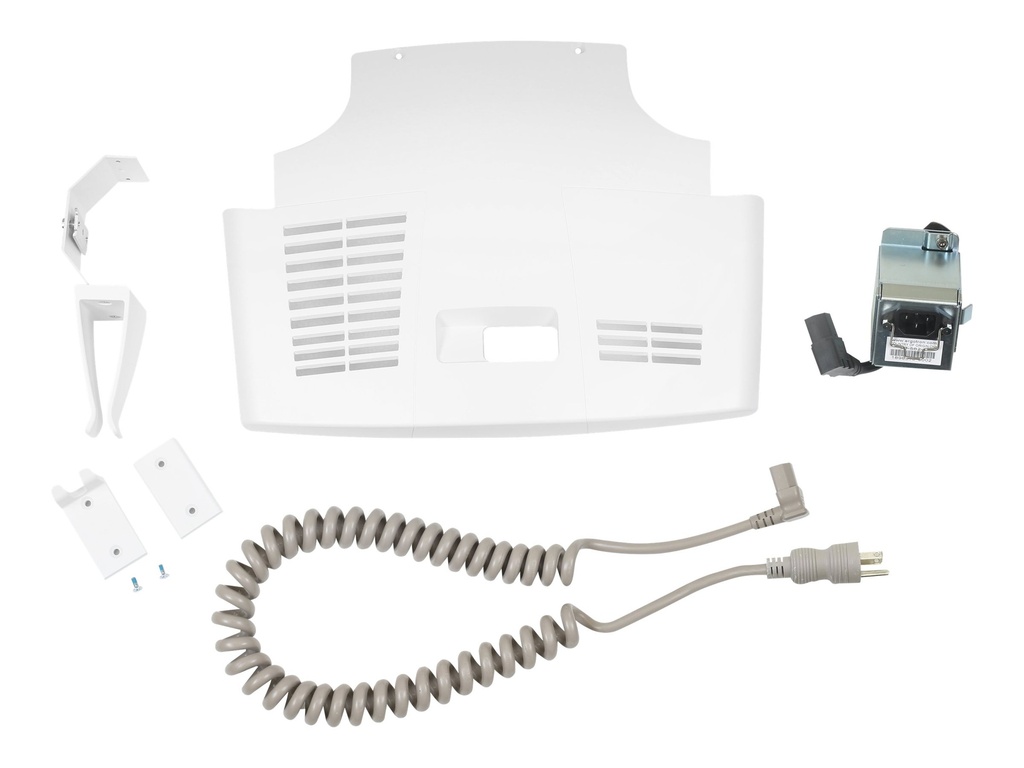 Ergotron Befestigungskit (Rückwand, Scanner-Halter, Befestigungsmaterialien, T-Slot-Halterung, Seilhalter) - für Medizinwagen - medizinisch - Wagenmontage (hinten)