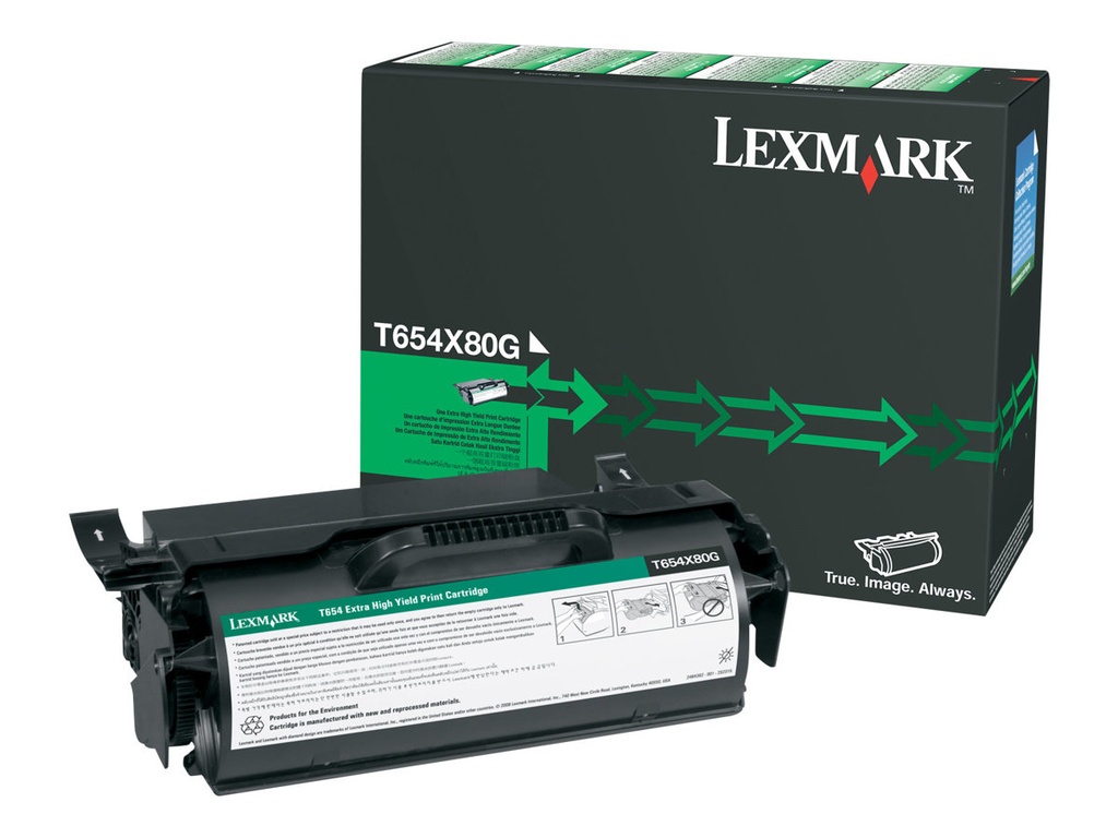 [T654X80G] Lexmark Besonders hohe Ergiebigkeit - Schwarz