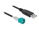Delock Datenkabel - HSD Z männlich zu USB männlich