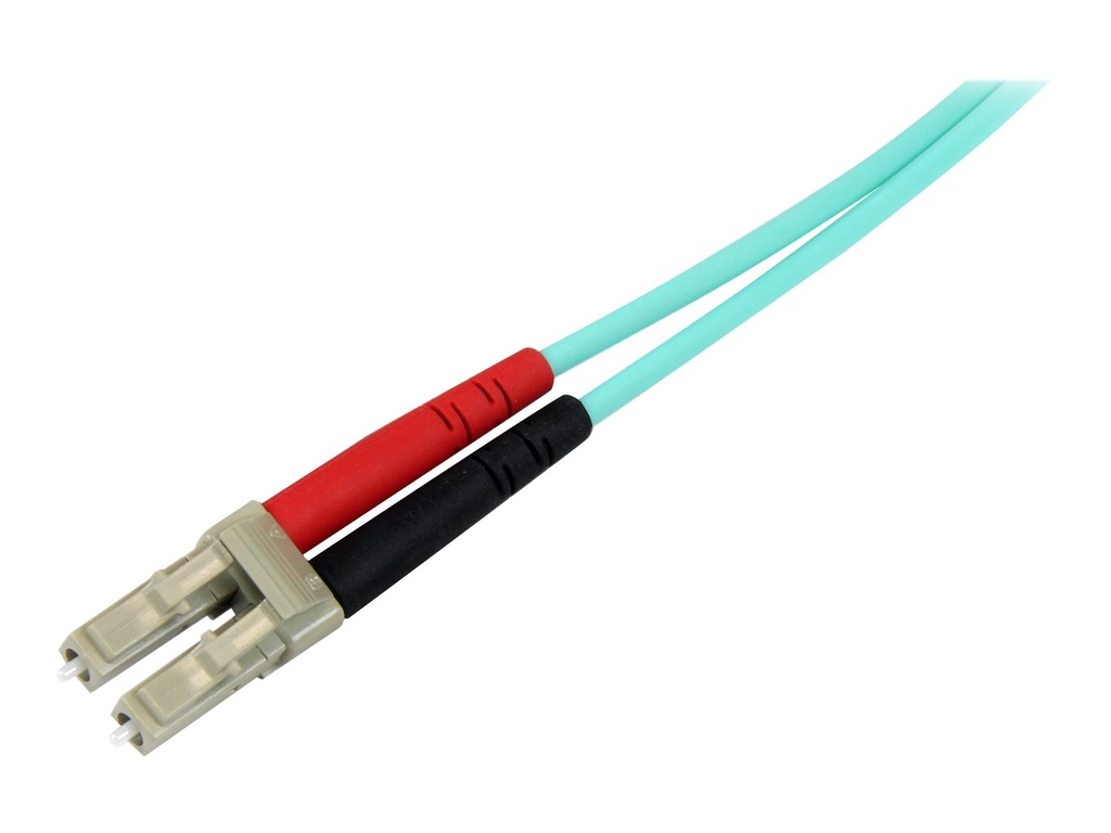 StarTech.com Startech 1 m LC auf LC OM4 Multimode Glasfaserkabel, LWL Patchkabel - Netzwerkkabel - LC Multi-Mode (M)