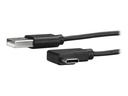 StarTech.com StarTech USB-A auf USB-C Kabel - rechts gewinkelt - St/St - 1m - USB 2.0 Kabel - USB Typ-C - USB A zu USB-C Kabel - USB-Kabel - USB (M)