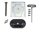 Ergotron Grommet Mount - Montagekomponente ( Tischplattenbohrung ) für display stand - Stahl