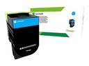 Lexmark Cyan - original - Tonerpatrone - für