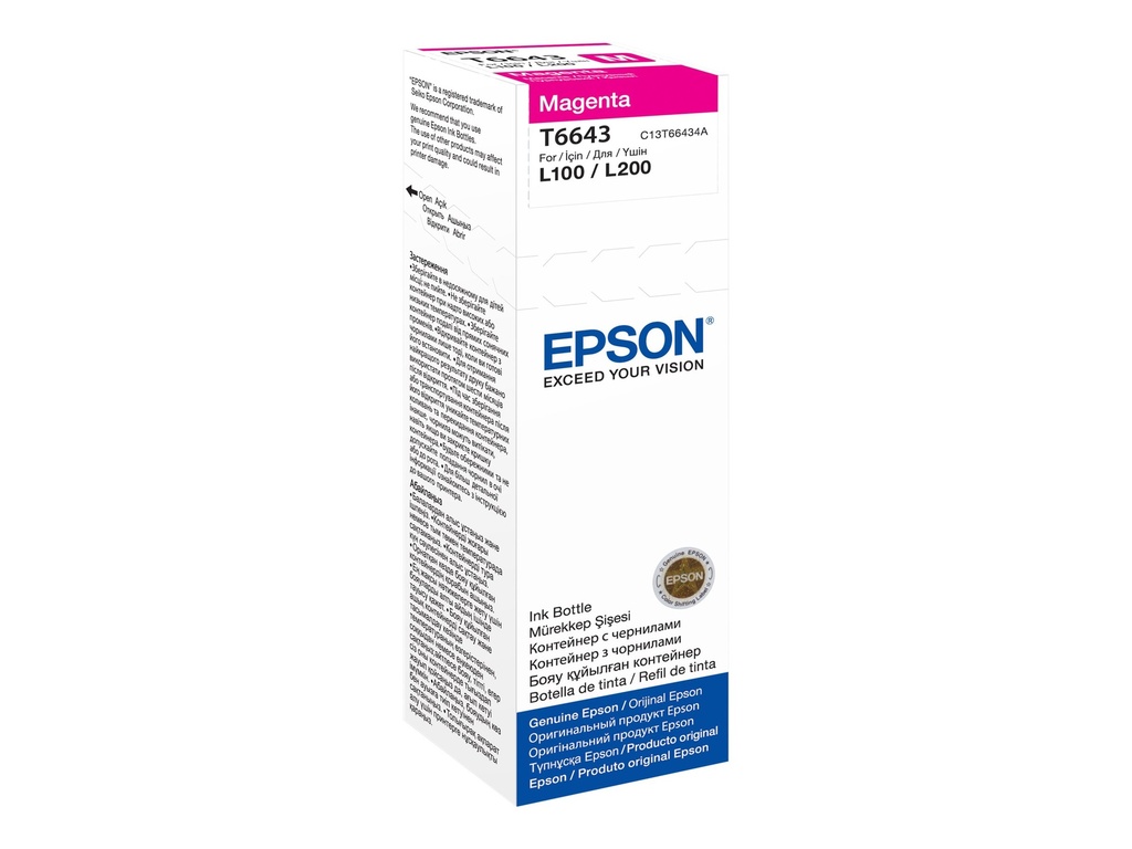 Epson T6643 - 70 ml - Magenta - original - Nachfülltinte