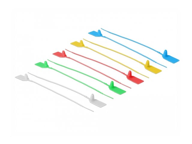 Delock Kabelbinder - 25 cm - diverse Farben (Packung mit 10)