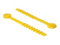 Delock Kabelbinder - 12 cm - Gelb (Packung