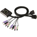 ATEN CS682 Tastatur/Video/Maus (KVM)-Switch Schwarz