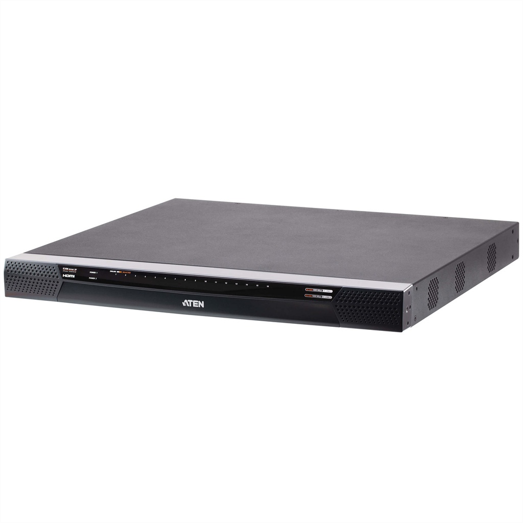 ATEN Cat 5 KVM over IP Switch 1 Local and 4 Remote - KVM-Umschalter - 16-Port