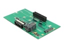 Delock U.2 SFF-8643 Adapter to PCIe x4 or M.2 Key M slot with fixing plate - Schnittstellenadapter - M.2, PCIe-Karte (PCIe-Karte)