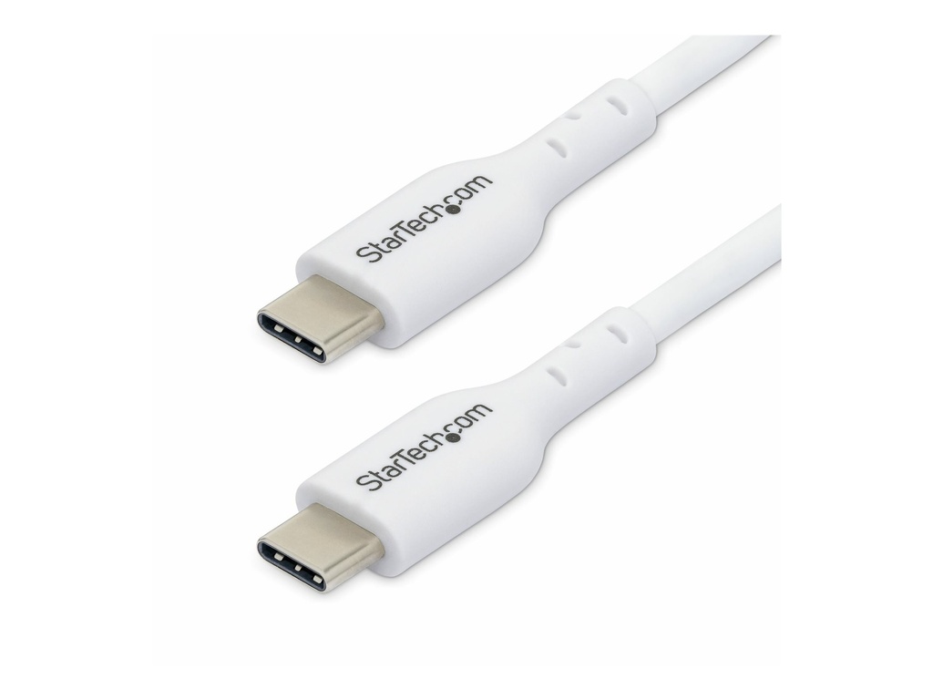 StarTech.com 3m USB-C Schnellladekabel, USBC Laptop Ladekabel 60W PD,Weiß - USB-Kabel - 24 pin USB-C (M)