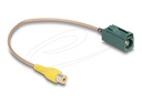 Delock Kamera-Adapterkabel - FAKRA E-Steckverbinder zu RCA weiblich