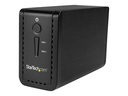 StarTech.com USB 3.1 Dual 3,5" SATA (6Gbit/s) Festplattengehäuse mit RAID - Zweifach 3,5 Zoll HDD/SSD/SSHD Gehäuse - USB-C und USB-A - Festplatten-Array - 2 Schächte (SATA-600)