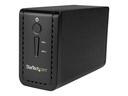 StarTech.com USB 3.1 Dual 3,5" SATA (6Gbit/s) Festplattengehäuse mit RAID - Zweifach 3,5 Zoll HDD/SSD/SSHD Gehäuse - USB-C und USB-A - Festplatten-Array - 2 Schächte (SATA-600)