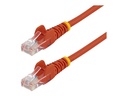 StarTech.com 3m Cat5e RJ45 UTP Netzwerkkabel Snagless - Cat 5e Patchkabel - Rot - Stecker / Stecker - Patch-Kabel - RJ-45 (M)