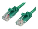 StarTech.com 3m Cat5e RJ45 UTP Netzwerkkabel Snagless - Cat 5e Patchkabel - Grün - Stecker / Stecker - Patch-Kabel - RJ-45 (M)