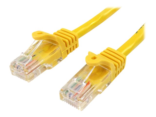 StarTech.com 2m Cat5e RJ45 UTP Netzwerkkabel Snagless - Cat 5e Patchkabel - Gelb - Stecker / Stecker - Patch-Kabel - RJ-45 (M)