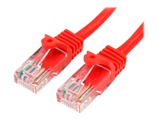 StarTech.com 2m Cat5e RJ45 UTP Netzwerkkabel Snagless - Cat 5e Patchkabel - Rot - Stecker / Stecker - Patch-Kabel - RJ-45 (M)