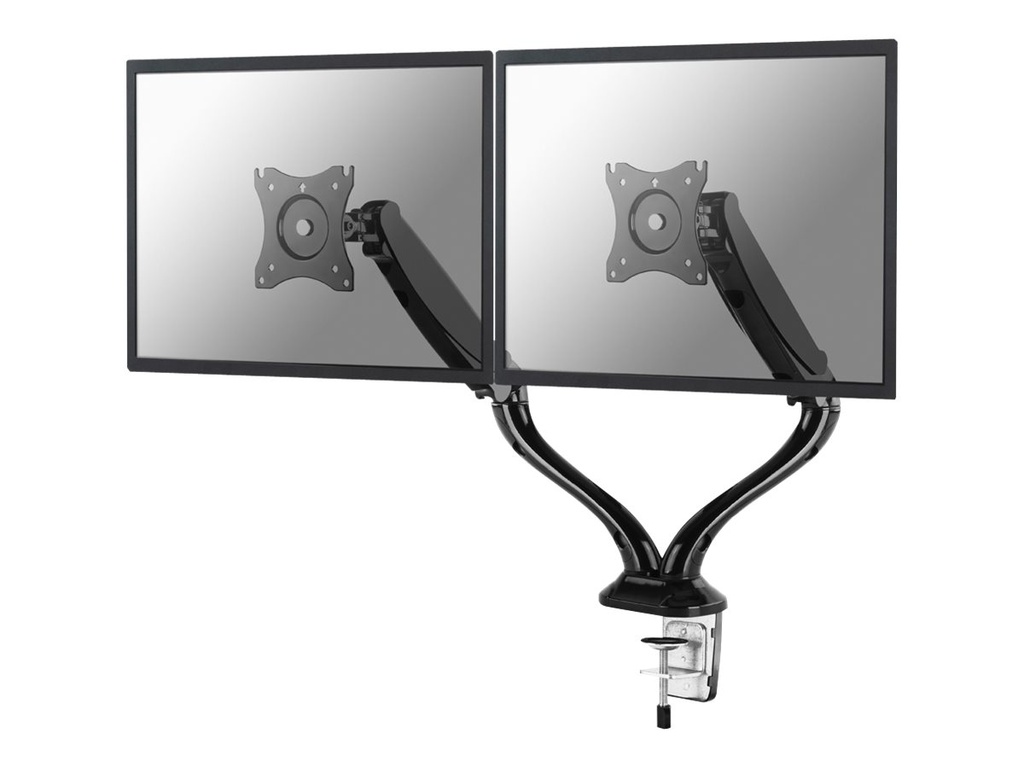 Neomounts NM-D500D - Befestigungskit - Voll beweglich - für 2 LCD-Displays - Schwarz - Bildschirmgröße: 25.4-68.6 cm (10"-27")