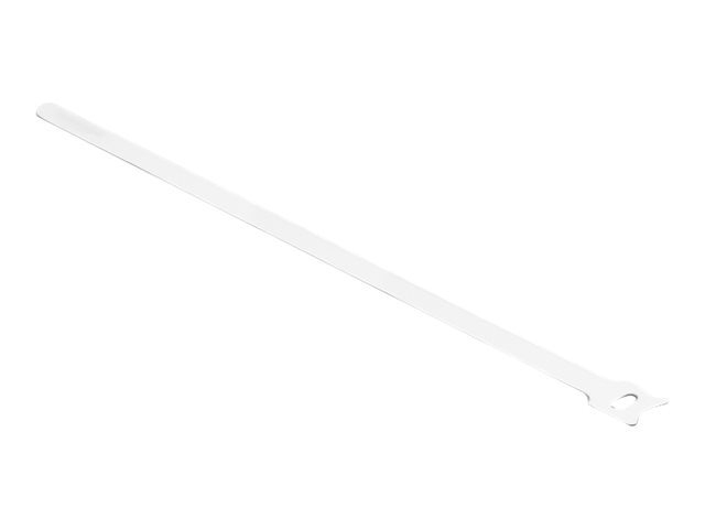 Delock Kabelbinder - 30 cm - weiß (Packung