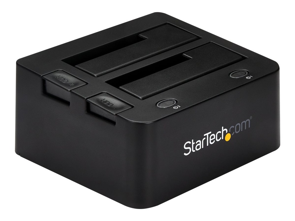 [UNIDOCKU33] StarTech.com Dual-Bay USB 3.0 to SATA and IDE Hard Drive Docking Station, USB Hard Drive Dock, External 2.53.5 SATA III and IDE (40 pin)