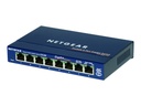 Netgear ProSafe GS108 - Switch - Kupferdraht 1 Gbps - 8-Port 3 HE - Rack-Modul