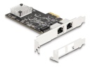 Delock Netzwerkadapter - PCIe 3.0 x2 Low-Profile