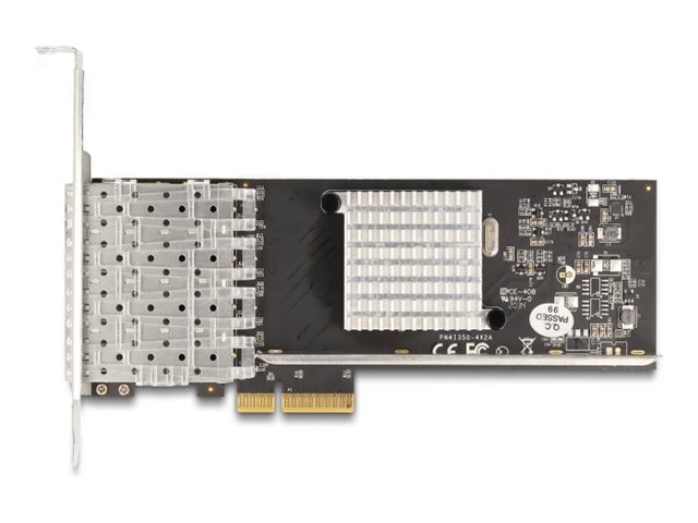 Delock Netzwerkadapter - PCIe x4 Low-Profile
