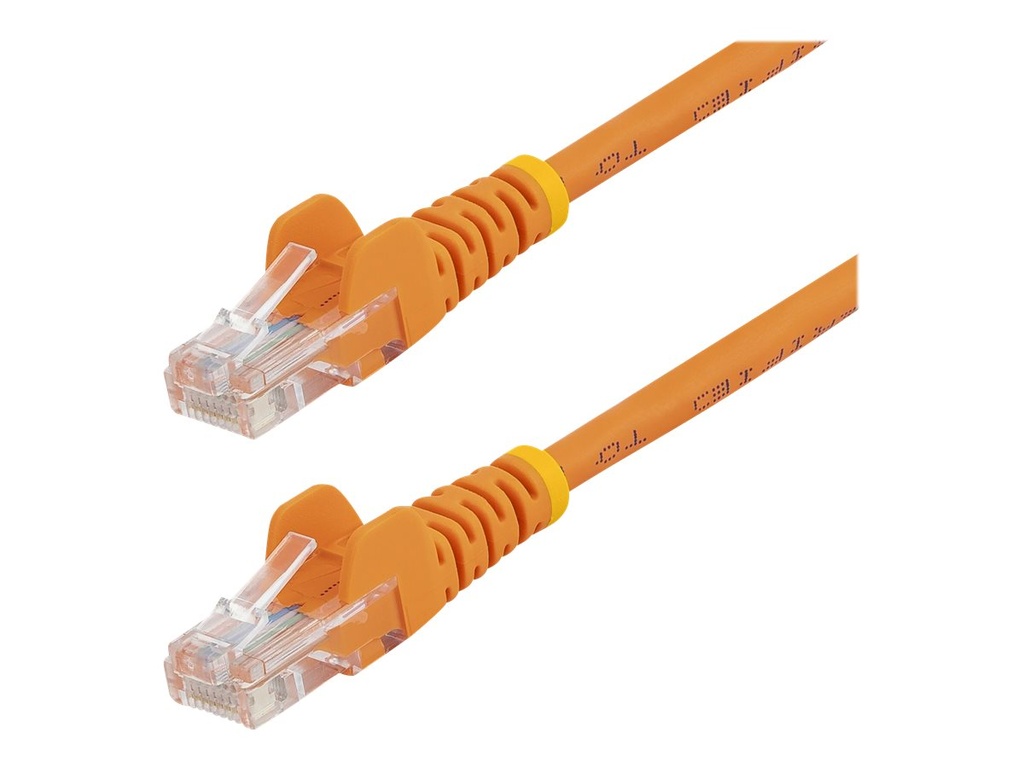 StarTech.com Startech 5m Cat5e Ethernet Netzwerkkabel Snagless mit RJ45 - Cat 5e UTP Kabel - Orange - Patch-Kabel - RJ-45 (M)