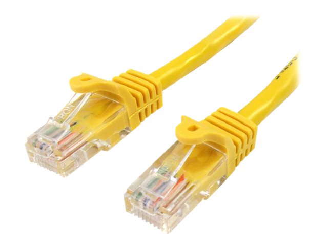 StarTech.com 5m Cat5e Ethernet Netzwerkkabel Snagless mit RJ45 - Cat 5e UTP Kabel - Gelb - Netzwerkkabel - RJ-45 (M)
