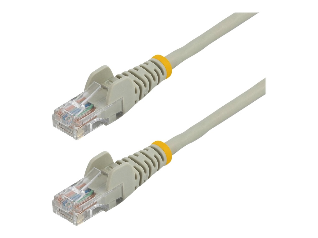 StarTech.com Startech 0,5m Cat5e Ethernet Netzwerkkabel Snagless mit RJ45 - Cat 5e UTP Kabel - Grau - Patch-Kabel - RJ-45 (M)